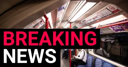 Armed police evacuated London Underground train after reports of ‘man with a gun’