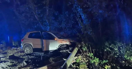 Boy, 12, takes out village’s power after crashing mum’s car on 38-mile joyride