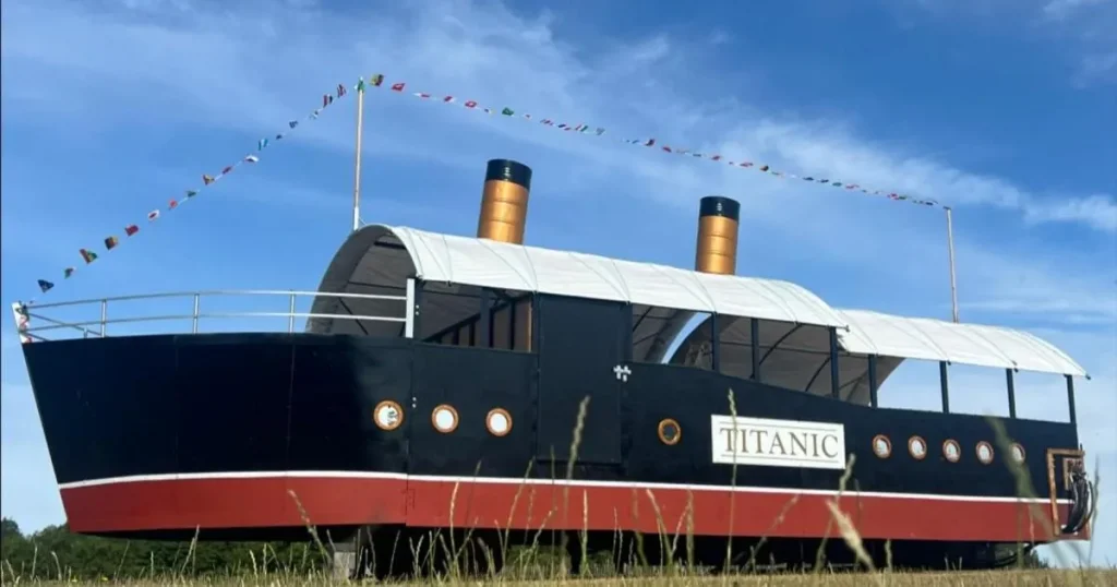 Titanic-themed children’s ‘ride and slide’ at family farm is branded ‘disrespectful’