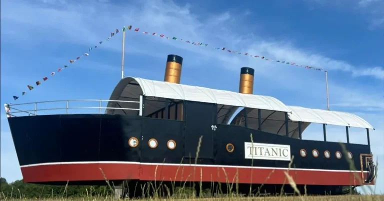 Titanic-themed children’s ‘ride and slide’ at family farm is branded ‘disrespectful’