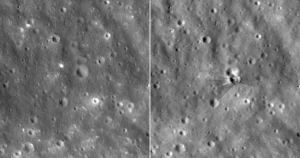 Huge moon crater caused by Space X rocket crash revealed in new images