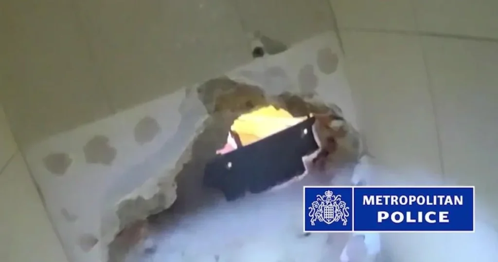 Burglary gang tried to tunnel into jewellery shop from massage parlour next door