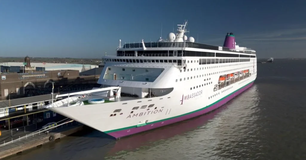 Body found after man goes missing from cruise ship docked in UK