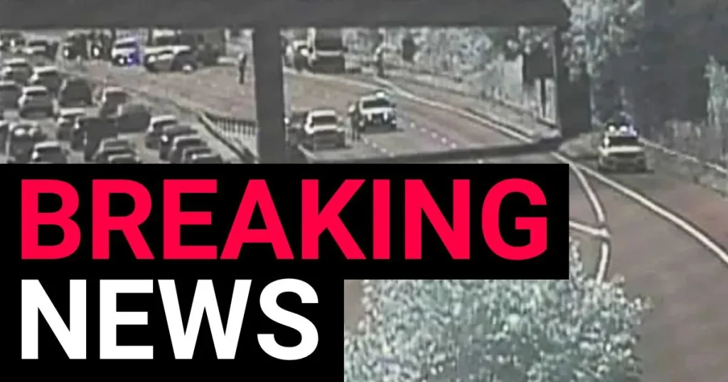 Major crash forces motorway to close northbound causing three-mile queues