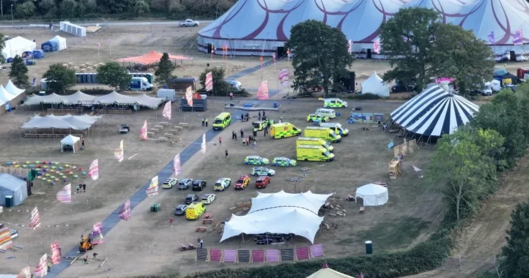 Man died after sign reading ‘Everything’s Unmissable’ collapsed at Christian festival