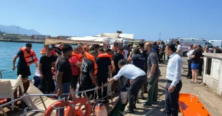 Ferry capsizes with 260 people onboard sparking massive rescue operation
