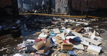 Millions of Ukrainian books destroyed in ‘deliberate’ Russian targeted attacks