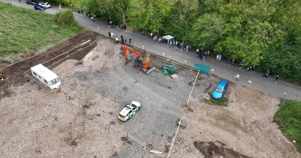 Fury after unauthorised building work rips up wildlife habitat