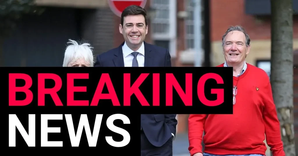 Andy Burnham announces father’s death and cancels all engagements