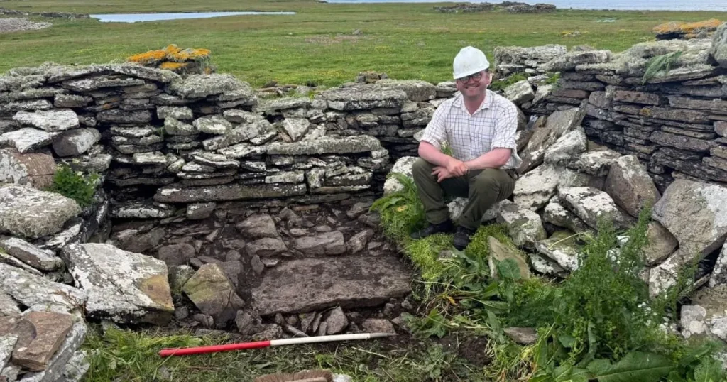 Pupils uncover ‘lost Viking church’ on Scottish island inhabited by feral cows