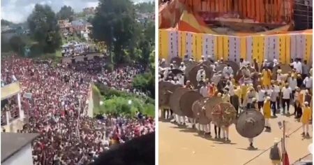 Hundreds injured in stone-throwing festival fiasco
