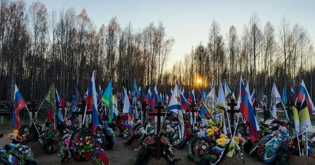 Russian man jailed for 14 years for taking pictures of graves