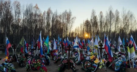 Russian man jailed for 14 years for taking pictures of graves