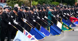 Police pay touching tribute with patches dedicated to officers killed in A66 crash