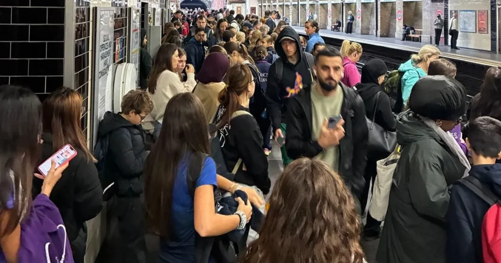 Collapsed drain plunges London Underground into chaos