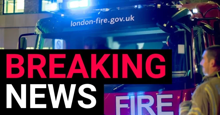 Woman and baby flee 17th-floor flat fire with 50 neighbours also evacuated