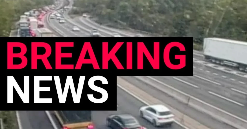 Lorry spills 300 litres of diesel across M3 after crash