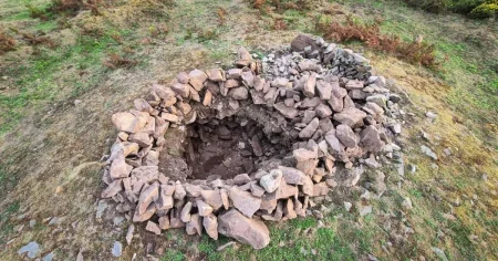 4,000-year-old Bronze Age mound vandalised after someone removed rocks