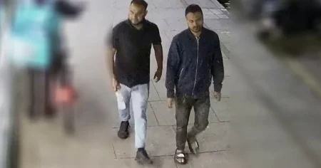 CCTV appeal for two men after girl, 13, raped in park in east London