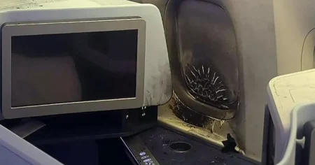 Former airline boss accidentally sets plane on fire after breaking power bank rules