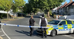 Leafy London suburb ‘on lockdown’ after ‘gunshots and high-speed car chase’