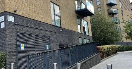 Woman dies after falling from balcony at block of flats in south east London