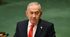 Netanyahu calls genocide accusations ‘greatest lie in history’ after delegates walk out of UN speech
