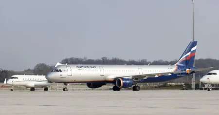 The Russian plane that has sat at Swiss airport since start of Ukraine war