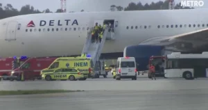 Delta plane passengers hospitalised after ‘smoke in the cabin’ forces emergency landing