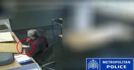 Moment art thief swipes 350-year-old map from London museum