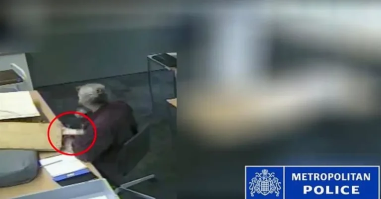 Moment art thief swipes 350-year-old map from London museum