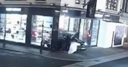 Ram raiders fled with Yves Saint Laurent goods worth £500,000 during spree