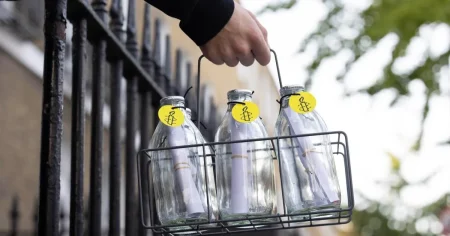 Heartrending letters left in milk bottles expose Britain’s food poverty crisis