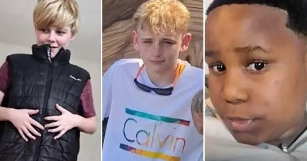 Manhunt for three teenage boys, 12 and 13, last seen at tram stop
