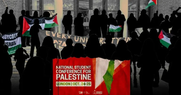 Fears over London student Palestine summit hosted by group with ‘terror links’