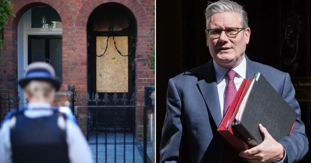 Arsonist who set fire outside Keir Starmer’s home deported from UK