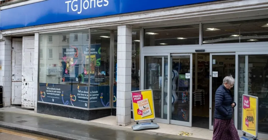 Full list of all TG Jones stores shutting this October with 150 closures planned