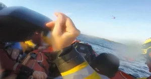 RNLI save family stuck in 4×4 about to be washed away on causeway