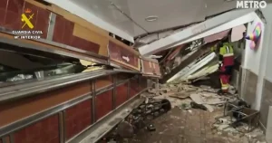 12 injured and dozens more trapped after Spanish tourist bar collapses