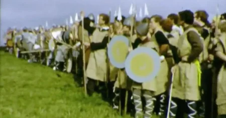 Lost film of first Battle of Hastings re-enactment unearthed after 60 years
