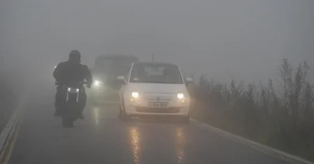 Millions of drivers issued warning ahead of thick fog this week