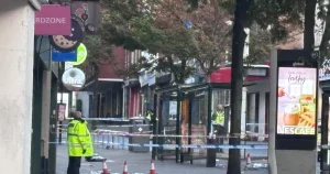 Police officer shot in Nottingham as two suspects flee