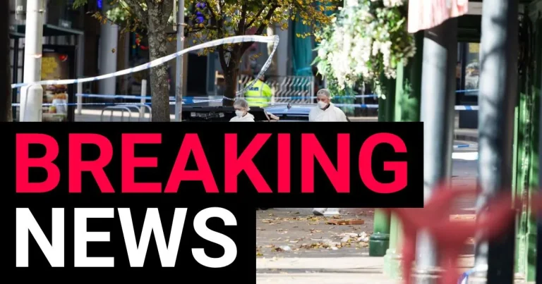 Footage shows moments after police officer ‘attacked with shotgun’ in Nottingham