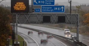Storm Boelo to cause ‘widespread travel issues’ with heavy rain and 80mph winds