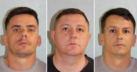 Thieves caught red handed when tunnelling into London jewellers are jailed