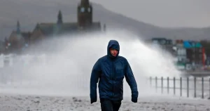 Entire UK town submerged and thousands lose power in second day of Storm Boelo chaos