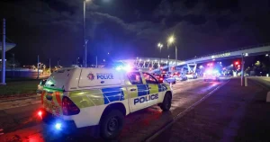 Woman in critical condition after ‘falling from a height’ at UK stadium