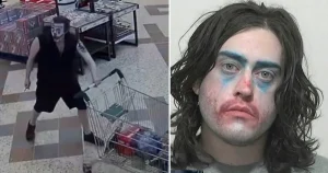 Knife-wielding robber dressed as The Joker asked Morrisons staff ‘do you want to die?’
