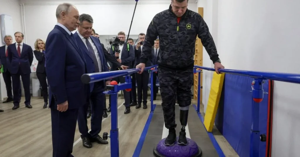 Humiliated Putin forced to buy prosthetics from Nato countries