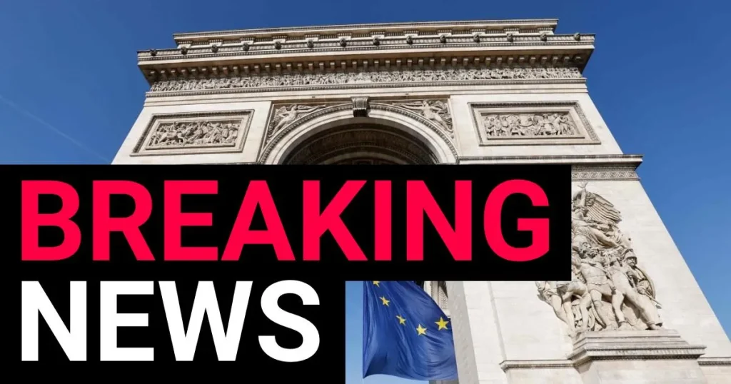 Man, 22, dies after falling from top of the Arc de Triomphe